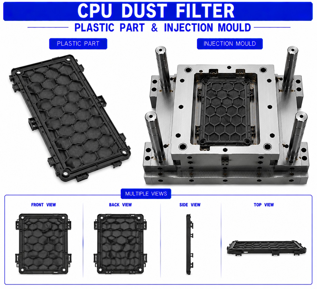 CPU Plastic Dust Filter